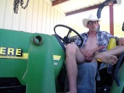 Horny Cowboy on the John Deere