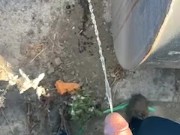 Chaz Featherstone - pissing on the side of the road
