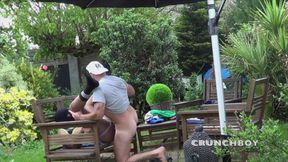 Straight fucked in the garden by Jess Royan