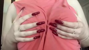 I love my cute tits, so I squeeze them every day. I got wet