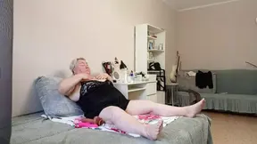 neighbor masturbates pussy with toys and dreams of a big hard cock