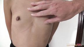 ”Skinny Hottie Endures Huge Dick Breaking Through Her Tight Muff”