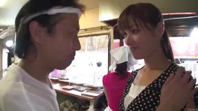 Yakitori Stall Workers Ditch Customers For Steamy Camera Sex Scene