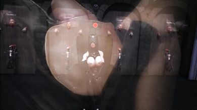 Citor3 VR queen in latex teases your dick till huge cumshot