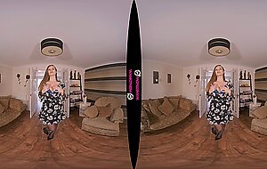 British lady in stockings and lingerie joi vr