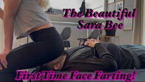 Sara Bee's First Time Face Farting!