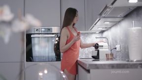 Joymii - Hot Couple Can't Resist to a Quickie Before Leaving for a Night Out