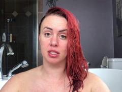 Great Big Boobs On Masturbating Redhead