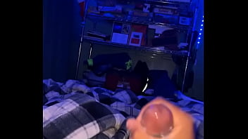 Hot college guy busts a fat nut with his 10inch