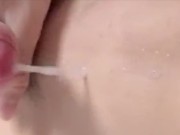 パイパン包茎オナニー 無毛 射精【Japanese Boy Handjob】
