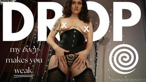 DROP - my body makes you weak ~ Mesmerised by my spiral thong and my soft breasts into orgasm denial