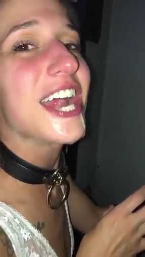Amateur teen uses a glory hole for some homemade fun