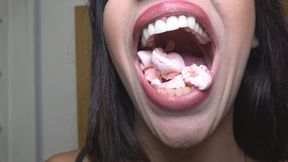 I enjoy chewing gummy candies