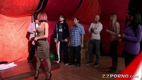 Two busty whores Nora Noir and Veronica Avluv cum swapping