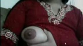 Exclusive amateur Indian girl with gorgeous natural breasts