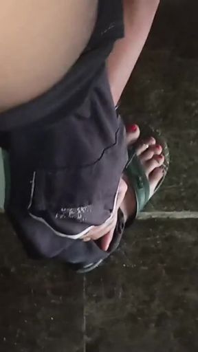 Desi Indian Cusin stepsister fucking in Home Bathroom   Clip 2