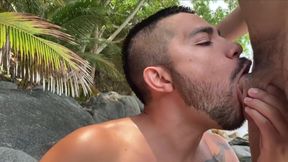 Xisco And Benji Vega Naked Cruising Beach Outdoor