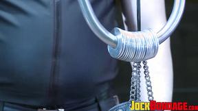 ”Derek Pain cried in agony as his meat was being pulled down away from his body”