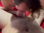 Deepthroating my daddy’s dick (only fans thustin69)