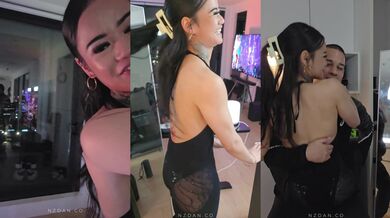 Kiwi college girl Connie from Auckland gets throat fucked raw