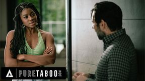 PURE TABOO Humiliated Cuckold Fucks Cheating Wife&#039;s Lover&#039;s Stepsister Nicole Kitt To Get Even