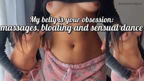 My belly is your obsession: massages, bloating and sensual dance