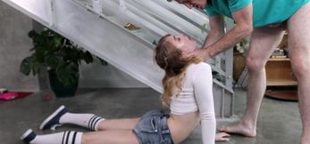 Dom Brick Danger Spanks and Fucks Burglar Anastasia
