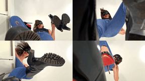 Trampling your face under 3 pairs of shoes (small version)
