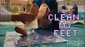 Clean my feet