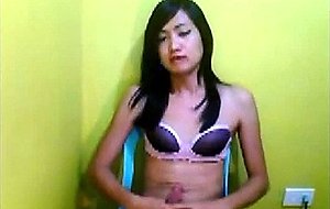 Skinny teen ladyboy