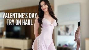 Try On Haul Featuring Valentine’s Day Sleepwear Styles in 4k