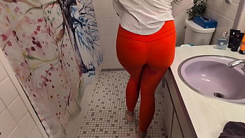 hot wet pee desperation and golden shower