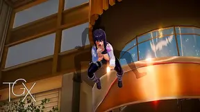 Horny 3D Game Babe Gets Cocksucked And Fucked By Scary Monster