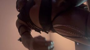 Black tranny femboy with fat ass strips