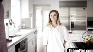Father fucks step daughter after mother disappeared