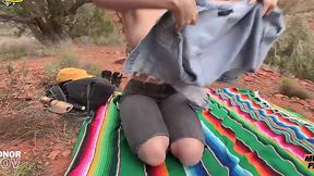 Busty Blonde Slut Takes Cock in the Dunes, Gets Load Dumped in Her - Horny Hiking POV 4K