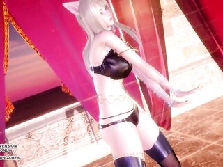 [MMD] Loona - PTT (Paint The City) Hawt Kpop Dance Ahri Akali Seraphine League of Legends KDA