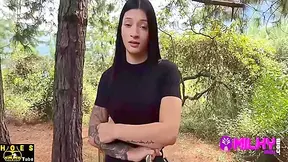 Offering Cash To Beauty Women Inside The Forest Into Exchange For Sex With Salome Gil
