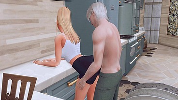 sexy ballerina after rough sex with her coach found out that she was pregnant sims me hentai sfm