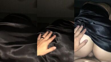 riding dick in satin dress