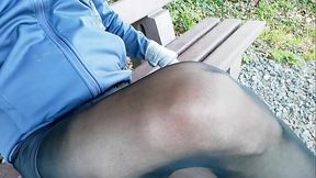 Spandex tights &amp_ Pantyhoses befor Madturbated