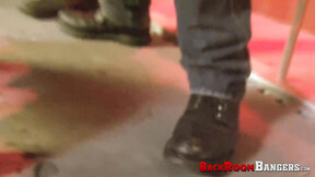 ”Bald Patrick OConnor submits to two kinky dudes spanking & fucking”