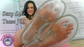 Sexy Sole Tease JOI