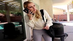 ineed2pee sydney paige pissing dress pants after work