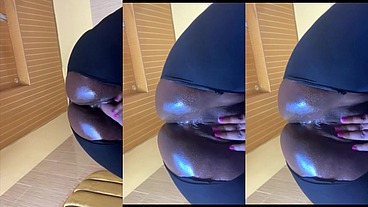 He Told me to Lay on my Stomach and Tute that Ass up so he can Stuff Dick in me (Cumshot)