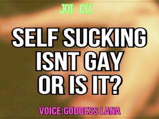 AUDIO MERELY - Self-sucking isn't homosexual or is it