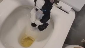 The teddy bear who bathes in piss and is pissy again!