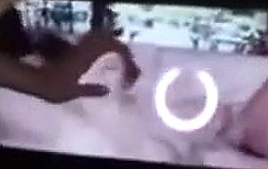 Creampie in the glory hole