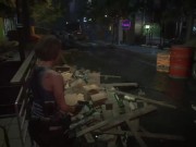 sexy cop runs around during corona outbrek