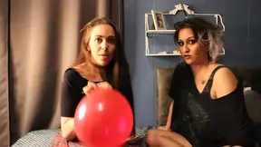 OddDodd and SluttySarah Goth Girls Helium Inhalation SPH
